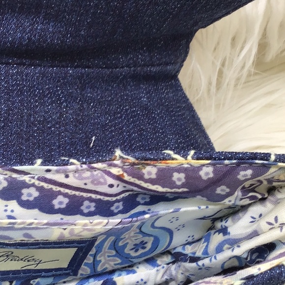 Vera Bradley Quilted Denim Mini Shoulder/Clutch Bag - Picture 12 of 13